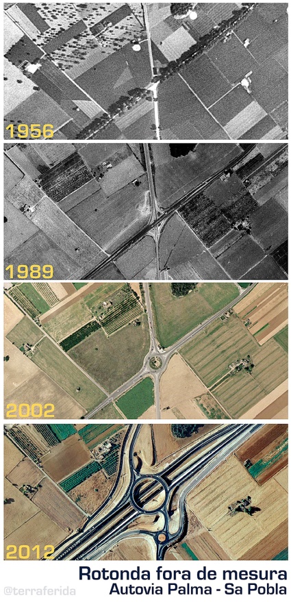 Rotonda poblera, 1956-2012